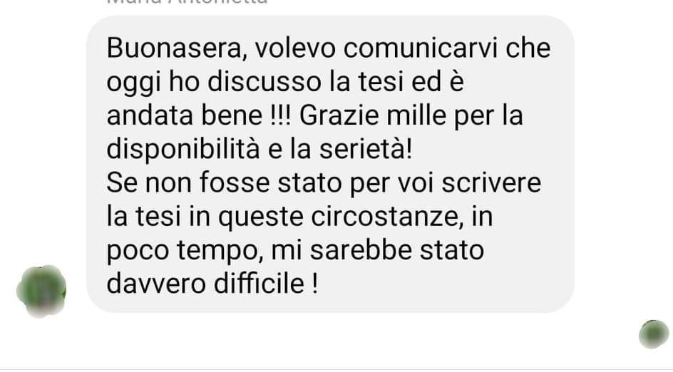 Recensione di uno studente